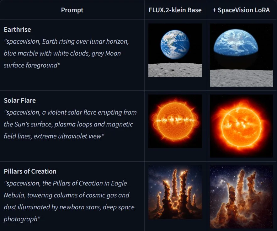 Kiffusion and SpaceVision: a FLUX LoRA training dataset and space LoRAs - Image 1